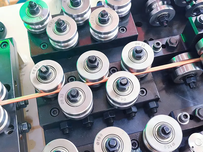 Elektromagnetická valcovňa drôtu